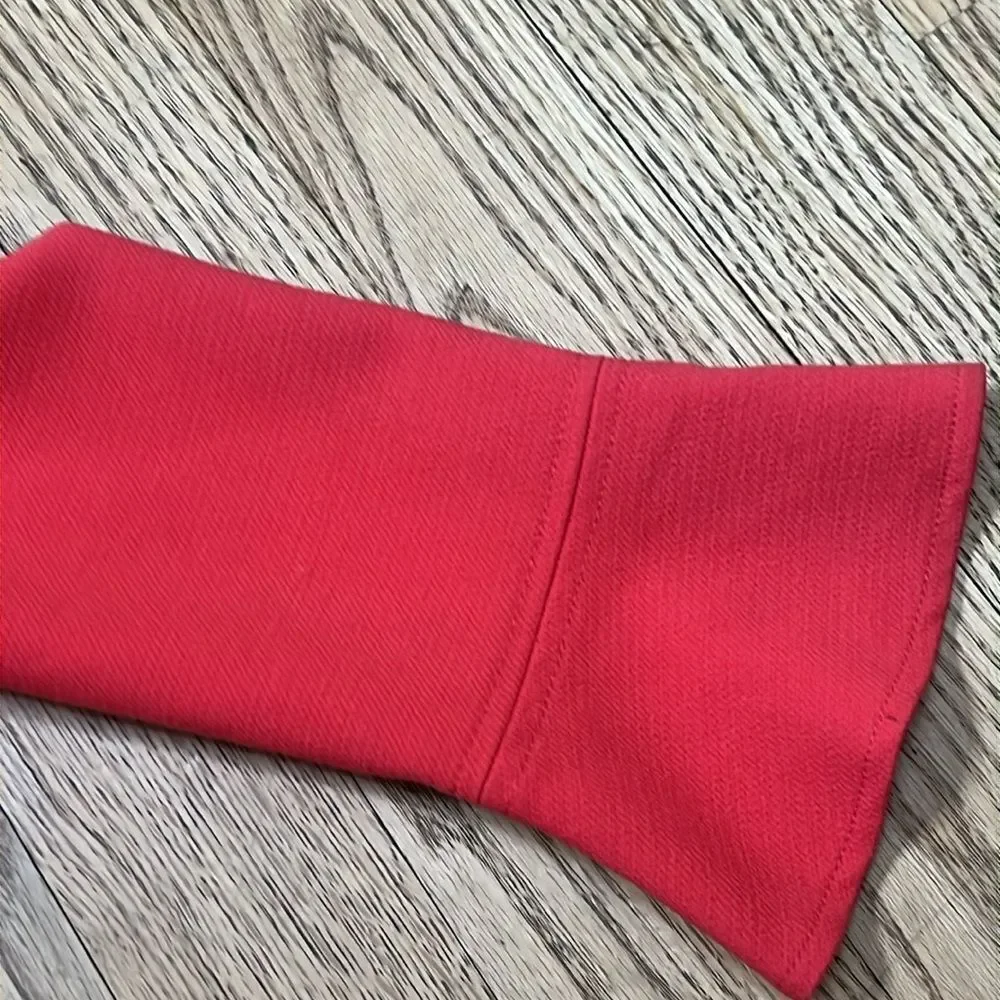 J.CREW BELL SLEEVE PAPAYA CREPE‎ DRESS SIZE 4